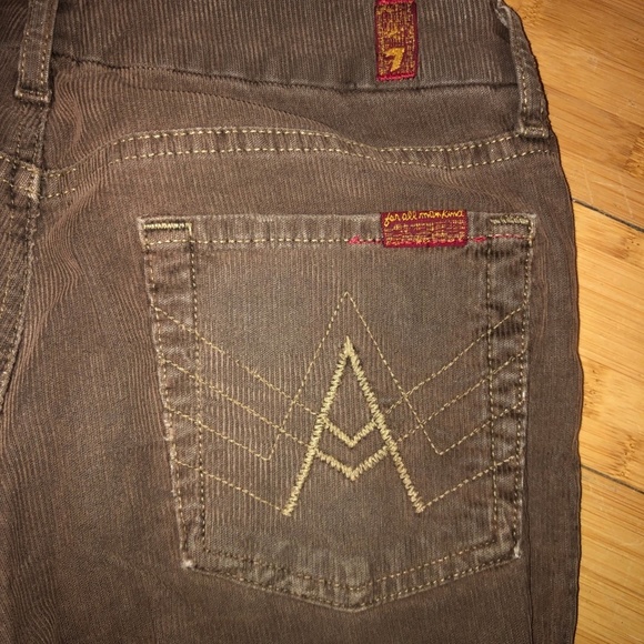 7 for all mankind short cords sz 27 - Picture 4 of 4